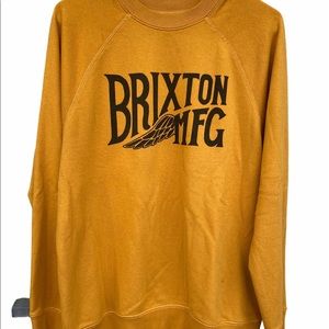 Women’s Brixton sweater Sz medium mustard yellow
